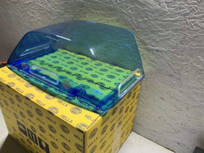 Lichthaube Blau (LED) mit Fenster 9EL 172 563-111