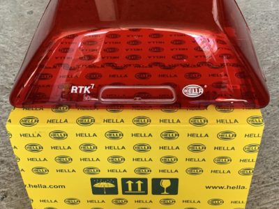 Lichthaube rot mit Fenster 9EL 172 563-131