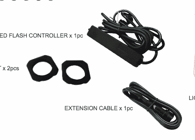 Axixtech Blitzer UR6 Dual Color Blau-Gelb SET