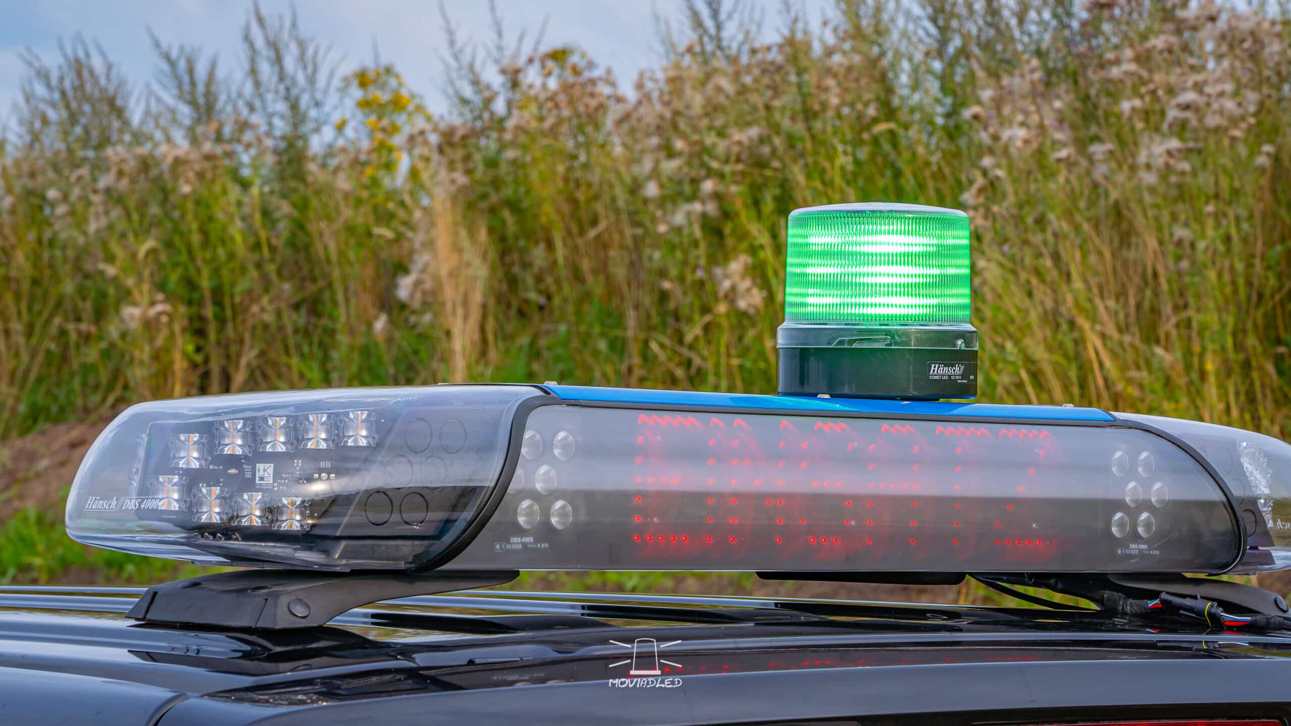 Kennleuchte Comet B, rot/grün LED