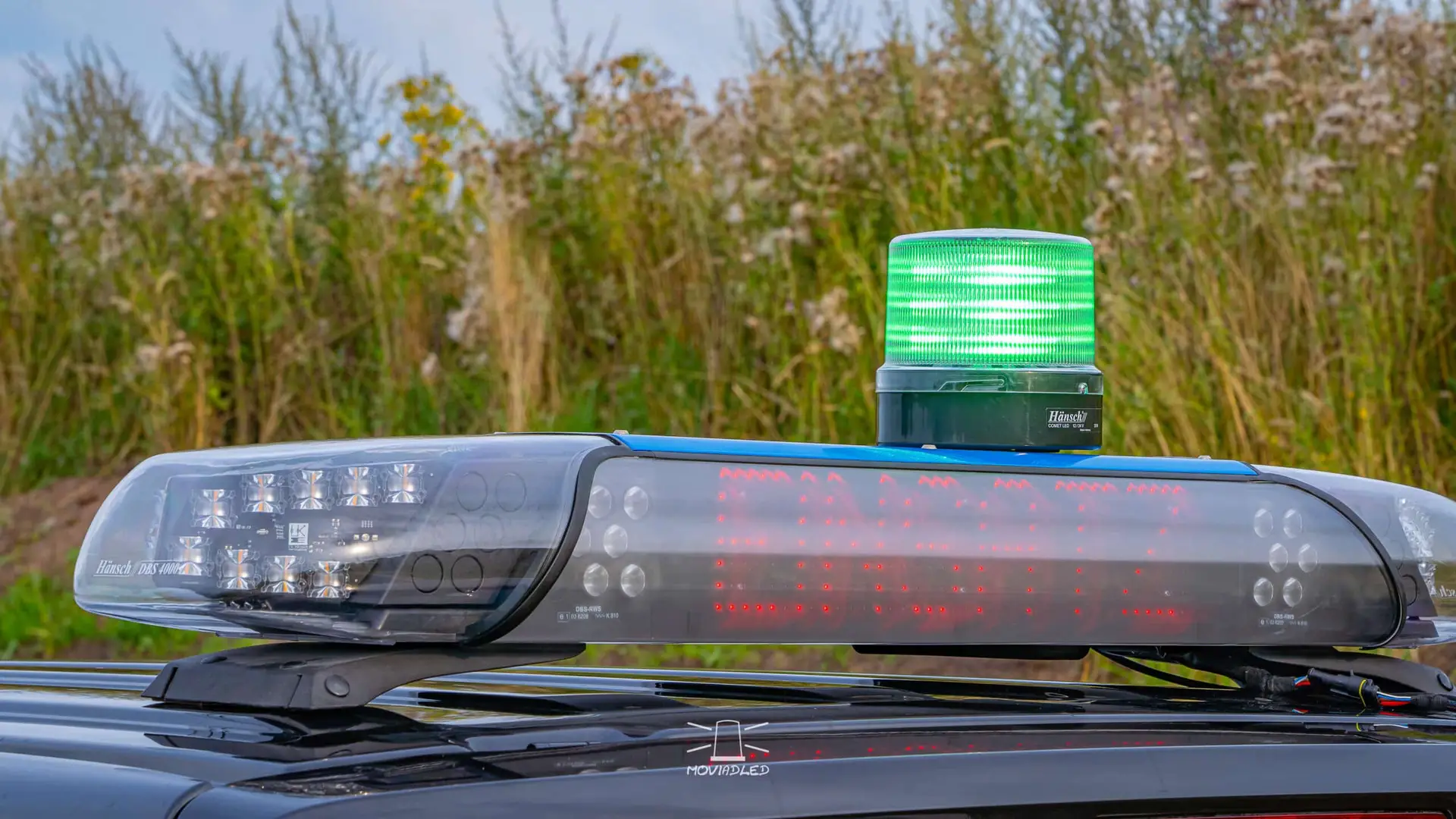 Kennleuchte Comet B, rot/grün LED